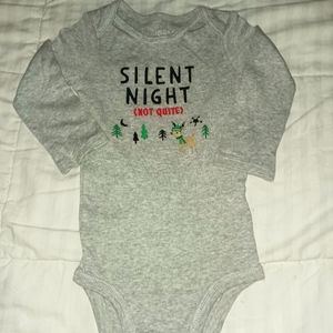 Silent Night Not Quite Onesie